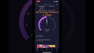 5G Orange Moldova location Chisinau On 2,1GBps