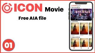 Icon Movie Full Tutorial With free AIA file Part 01 | Kodular Tutorial |