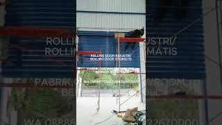 pasang rolling door otomatis #pintugerbangotomatis