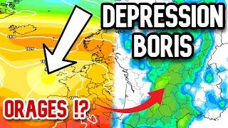 Point météo : LA DÉPRESSION BORIS arrive vers L'EUROPE DE L'OUEST !