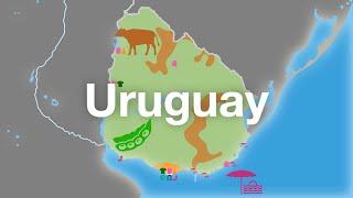 Uruguay - Geografie, Bevölkerung & Wirtschaft