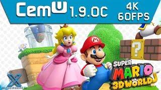 Cemu 1.9.0c - Super Mario 3D World 4K 60FPS (Download Shader Cache na Descrição)