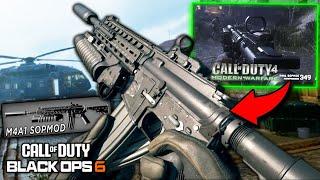 Soap M4A1 SOPMOD Loadout Gunplay from COD4 Blackout Mission in Black Ops 6