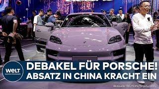 PORSCHE: Debakel für deutschen Luxus-Autobauer am chinesischen Markt! Absatz kracht massiv ab!