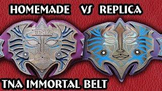 Homemade vs Replica TNA Immortal Jeff Hardy Belt