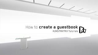 How to create a guestbook