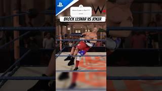 Whom Suplex is best ??? Brock Vs Joker | WWE 2K24 #wwe #viralvideo #wrestling #wwe2k24 #shorts