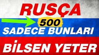 RUSÇA SADECE BUNLARI BİLSEN YETER (Rusça Kelimeler Cümleler Öğreniyorum) 4