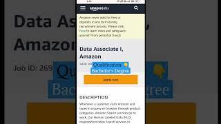 Amazon Is Hiring | Work From Home Job #viralvideo #ystshorts #trending #vidoeshort