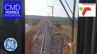 Basie se Stasie - Train #3302 East London to Queenstown. South African GE diesel cab ride.