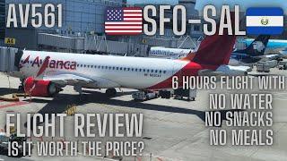 Flight Review | San Francisco to El Salvador | Avianca AV561 | The worst Latin America Airline?