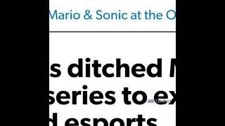 RIP Mario & Sonic at the Olympic games 