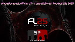 Mega Facepack Official V3 - Compatibilty for Football Life 2025