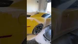 Yellow Camaro Gets Foamed | #oddlysatisfying | @AutoAddictUSA