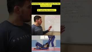 Most IMPORTANT thing to remember when studying BJJ Instructionals #shorts #bjj #bjjshorts