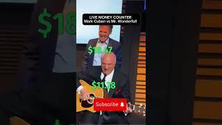 LIVE MONEY COUNTER: Mark Cuban vs Mr. Wonderful #mrservet #information #subscribe #like