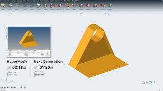 Geometry Creation - Altair HyperMesh™ vs. Altair HyperWorks™