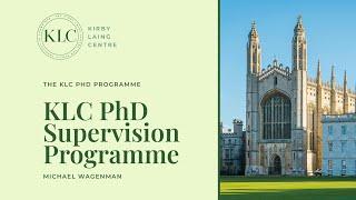 KLC PhD Supervision Programme | Rev Dr Michael Wagenman