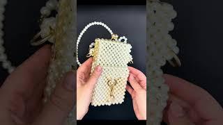 Сумочка с фермуаром!? ЛЕГКО! #сумкаизбусин #beadedbag #рекомендации #diy #shorts #tutorial #handmade