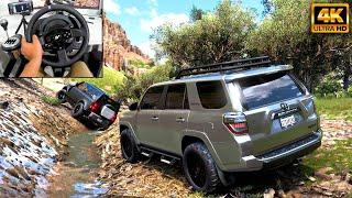 Toyota 4Runner & Land Rover Defender | OFFROAD CONVOY | Forza Horizon 5|Thrustmaster T300RS gameplay