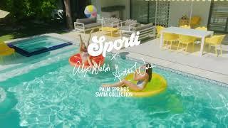 NEW Sporti x Alex + Gretchen Walsh Palm Springs Swim Collection