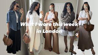 Summer outfit ideas | What I wore in London | Week 2