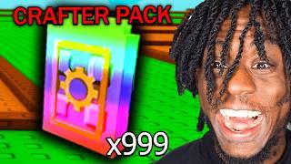 Starting Over Using Only Crafters Seed Pack In Roblox Grow A Garden..