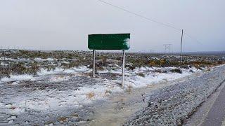 Day 118 - Snow in and around Sutherland in South Africa today