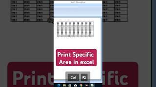 how to set particular print area in excel#shorts #shortsviral #subscribe #unfrezzmyaccount