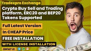 Tradexpro Exchange - Crypto Buy Sell and Trading platform, ERC20 & BEP20 Supported [Latest Version]