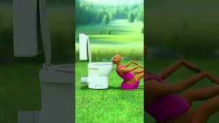 Strange toilet3 #animation #funny #comedy #lucu #memes  #shorts