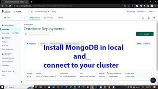 How to install MongoDB Compass local and connect to your cluster [Update 2023]