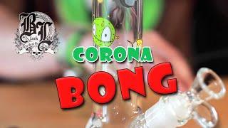 BreitTV - Corona Bong von Black Leaf mit Enail Dabben