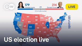 Watch live: 2024 US presidential election updates and first results | DW News