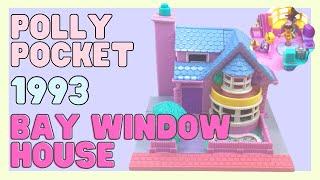 TOY TOUR: 1993 Light-Up Bay Window House (Pollyville) | Vintage Polly Pocket Collection