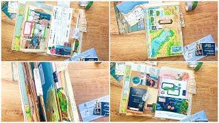 VINTAGE TRAVEL JUNK JOURNAL With Me! ️ How to Use a Travel Journal to Document Memories