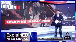 News ExplainED: Proseso ng impeachment | Frontline Tonight