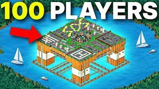 I Trapped 100 Zomboid Players on an Oil Rig