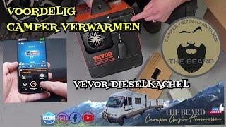 #06 VOORDELIG JE CAMPER VERWARMEN met een VEVOR DIESELKACHEL, aan bestaande ringverwarming!!!