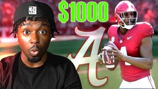 I WAGERED $1000 vs A PRO PLAYER | College Football 25 Gameplay