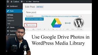 Use Google Drive Photos in WordPress Media Library ( Without Plugins )