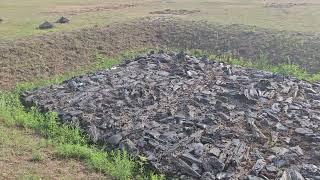 The destruction of the bodies at Treblinka