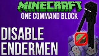 Minecraft: Disable Endermen Griefing In 1.9 Tutorial (One Command Block)