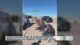 NMSP finds 29 people inside van in Socorro