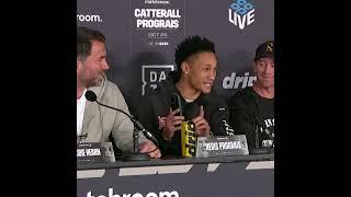  Regis Prograis Digs Up Old Dirt On Sam Jones At Catterall Presser 