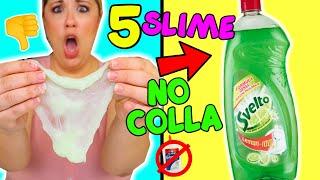 Funzionano? Proviamo 5 SLIME SENZA COLLA