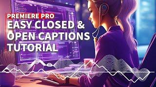 Create Accessible Videos in Premiere Pro: Easy Closed & Open Captions Tutorial