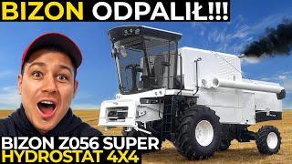 Odpalamy BIZONA !! SW400 Jak on RYCZY!! BIZON Z056 Super HYDROSTAT 4x4