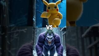 Pikachu vs Joker Animals #pikachu #joker #animals #pokemon