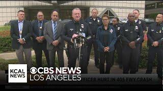 LAPD Chief Jim McDonnell announces death of Sgt. Shiou Deng after 405 Freeway accident